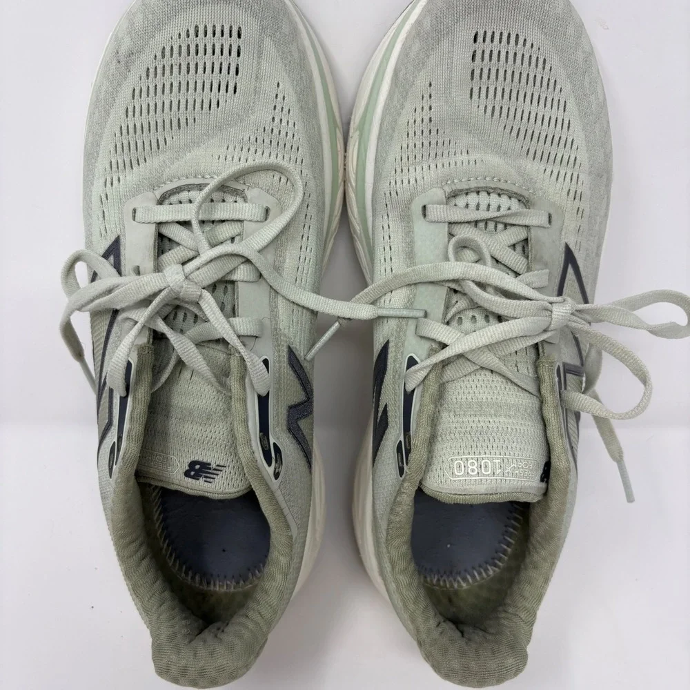 New Balance Fresh Foam X 1080v14 Womens Size 9.5 Green Running Shoes (W1080M14)